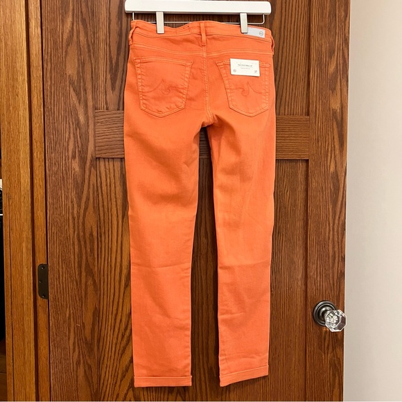 Adriano Goldschmied Stilt Roll-Up Papaya Jeans 27 NWT - Picture 5 of 13